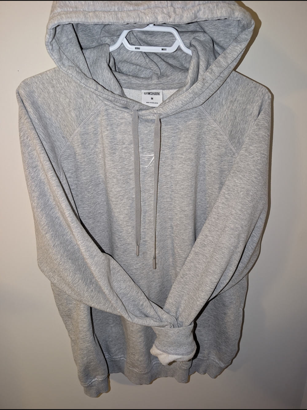 Gymshark Light Grey Hoodie Pullover